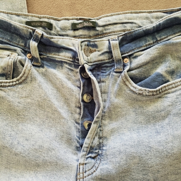 Wild Fable Super High Rise Straight Jeans - Picture 3 of 7